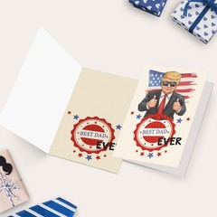 FANCYLUCKY Funny Father’s Day Card for Dad, Humor Fathers Day Gift from So