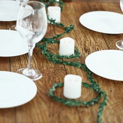 18 feet Green Artificial Mini Leaves Vine GARLAND Wedding Party Home Decorations
