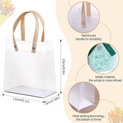20pcs Frosted Tote Gift Bag Eco Friendly Holiday Birthday Candy Party Favors Set