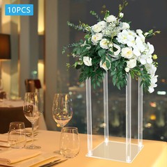 Acrylic Wedding Flower Stand, Sturdy and Durable, 17.64 lbs Load Bearing, Clear