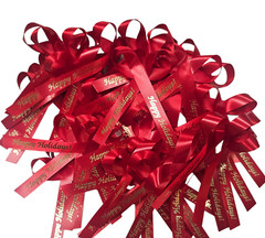 Personalized Ribbon Bow Wedding Favor Baby Shower Birthday Bridal 25 Quinceanera