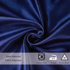 50 Pack Satin Chair Sashes Bows – Universal Polyester Ribbons for Weddings, Part