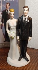 Weddingstar The Love Pinch Bridal Couple Porcelain Figurine Wedding Cake Topper
