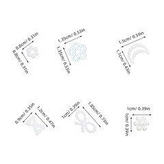 600Pcs Assorted Color Resin Pearl Beads for Wedding Centerpiece and Nail Art