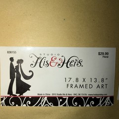 Wedding Framed Art. Love Story