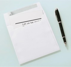 EnDoc 6×6 White Square Envelopes Self Seal – 25 Pack – Heavy-Duty 6×6,