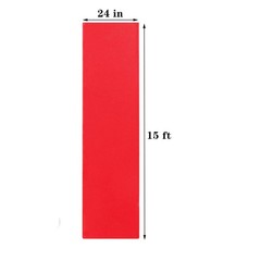 Red Carpet Runner for Party, 2 x 15 ft, Non-Woven 2′ x 15′ (Runner),