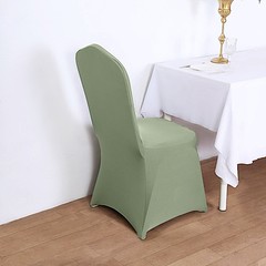 6 Eucalyptus Green SPANDEX CHAIR COVERS for Wedding Banquet Party Reception