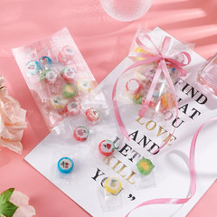 30 Pack 4.3X3.3X1.2 Clear Plastic Pillow Favor Box PVC Candy Treat Gift Box for