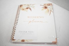 ZICOTO Boho Wedding Planner Organizer Notebook Undated Bridal Planning Book