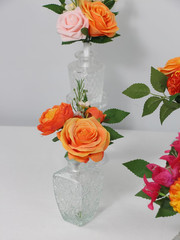 Tropical Flower Centerpieces – 6 Pcs for Weddings, Nurseries & Decor