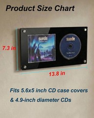 Acrylic CD Picture Frame, Signed CD Display Frame, CD Wall Display for Discs …
