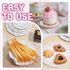 300 Pcs Paper Doilies, 3 sizes Lace Doilies Paper Round Disposable Placemats