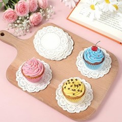 TIESOME 200 Pcs Small Paper Doilies, 3.5 Inch Round Paper Doilies Disposable