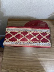 Indian Style Red and Gold Gift Basket for Special Occasion Wedding Party Favors