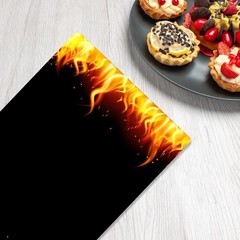 GZBJMYGS Flame Torch Tablecloths 8″ x (Rectangular), Multi Color