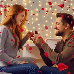 5000 × Red Artificial Fake Rose Petals Wedding Romantic Event Party Decor USA