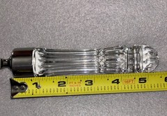 Waterford Crystal Wedding Cake Pie Server 12″ Serrated Steel Blade