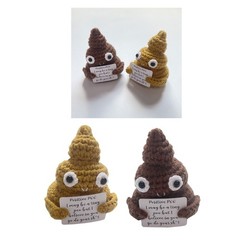 Cute Handmade Poo Crochet Toy Perfect Outdoor Traveling Camping Hiking