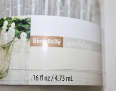 NIB 2X Simplicity White Wedding Bubble Wands Total 72 Count