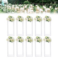 23.6in 10Pcs Tall Gold Metal Flower Stand for Wedding Table Centerpieces Decor~