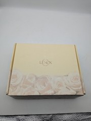 Lenox Opal Innocence Event Guestbook With Pen Silverplated