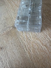 Pottery Barn Placecard Holders Clear Glass Cubes Wedding Shower Display Set 8