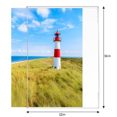 Acrylic Picture Frames 12×16, 12×16 Picture Frame, Set of 4 Clear Acrylic Pho…