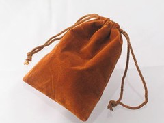 100 Pcs Copper 2×2 Jewelry Pouches Velour Velvet Gift Bags