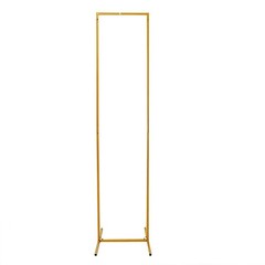 7 ft GOLD Rectangular Metal Floral Display Frame Wedding BACKDROP STAND Party