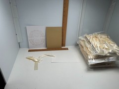 90+ Laser Cut Wedding Invitations Kit Envelopes White Pearlescent Brown Doves