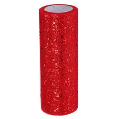 Tulle Fabric Rolls 6″ by 10 Yards Fabric Spool Tulle for DIY, Red