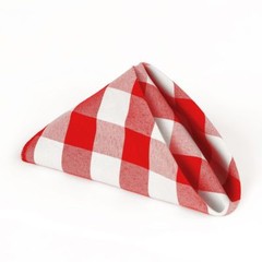 150 Checkered Polyester Napkin 20×20″ inch Square Gingham Buffalo Checked USA