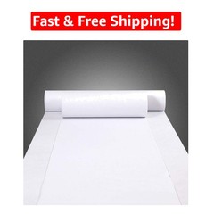 Classic Solid White Aisle Runner 2′ x 50′ – Ideal for Ceremonies & Displays