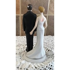 Weddingstar Cake Topper Lefton China Bowl Einsley Gold Tone Knife and Server Set