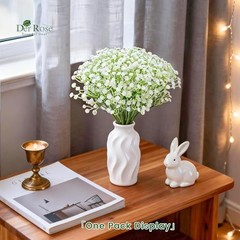 24PCS White Babys Breath Artificial Flowers,11» Elegant Faux 24-Baby Breath