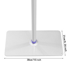 Wedding Silver/Purple Decoration Stand Rectangle Party Backdrop W/ Pedestal