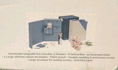 New Savor Keepsake Storage Reinvented The Library: Wedding Edition Keepsake Box