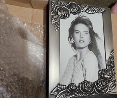 Vtg Royal Limited «Silver» Photo Rose Mini Album NIB Holds 80 4×6 #21546