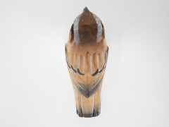 Sparrow Cake Top Bride Groom Love Bird Wedding Engage Carve Wood Statue Finch