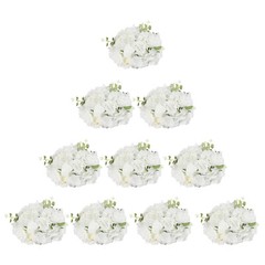 10 PcsFlower Ball Arrangement Bouquet Diameter Fake Flower Balls 11.8 Inch