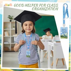8 Set PVC Hall Pass Lanyards Mountains Unbreakable Hall School Passes Teacher…