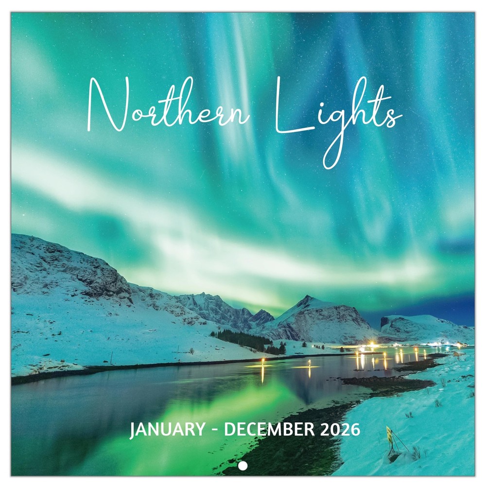 2026 Calendar, 2026 Wall Calendar, Northern Lights Calendar 2026 from Jan 202…