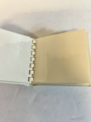 Vintage 1969 Hallmark Wedding Bell Mini Photo Album 3×3 Ivory Embossed w/ Box