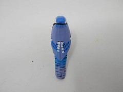 Blue Jay Bird Cake Topper Bride Groom Love Wedding Engagement Carved Wood Statue