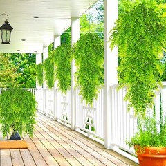 16pcs Artificial Plant Fake Eucalyptus Fern Hanging Flowe Vine Garden Home Decor