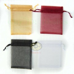 25/50/100/200pcs Organza Pouches Jewelry Wedding Party Favor Gift Bags 4″ X 3″