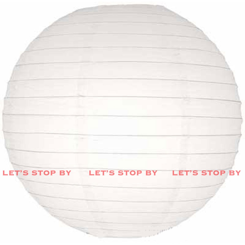 12x Round 18″ Paper Lanterns Lamp Wedding Birthday Party Floral Event LED Light