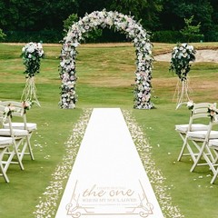Thickened Aisle Runner, Gold, 4×100 Feet