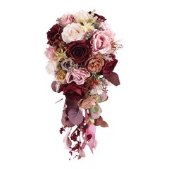 Wedding Bouquet Bridal Bouquet Realistic Decorative Silk Flower Artificial Decor